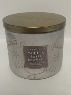 Bath & Body Works Vanilla Swirl Brownie Scented Candle
